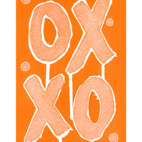 Love Letters Tangerine - Fine Art Print