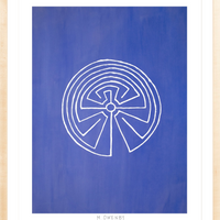Mayan Large Labyrinth - Fine Art Print