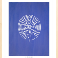 Tree of Life Large Labyrinth - Fine Art Print