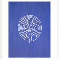 Tree of Life Large Labyrinth - Fine Art Print