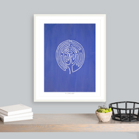 Tree of Life Large Labyrinth - Fine Art Print