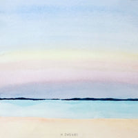 Rothko Skies-Watercolor Print - Michelle Owenby Design