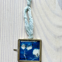 Specimen Glass Musical Cyanotype Holiday Ornament