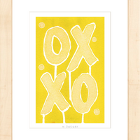 Love Letters Citron - Fine Art Print