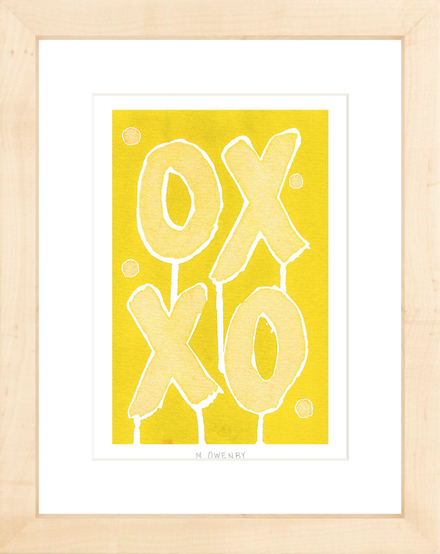 Love Letters Citron - Fine Art Print