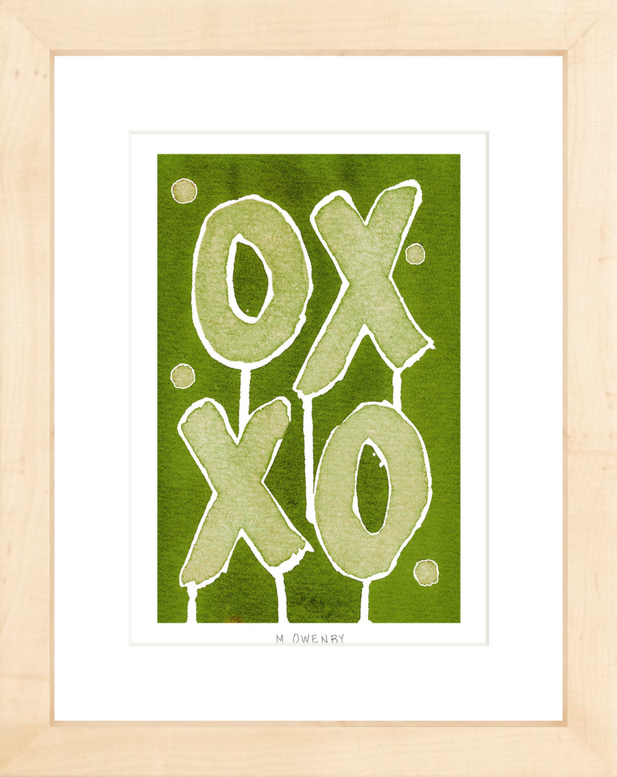 Love Letters Moss - Fine Art Print