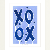 Love Letters Blueberry - Fine Art Print (Unframed)