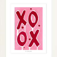 Love Letters Blush - Fine Art Print (Unframed)