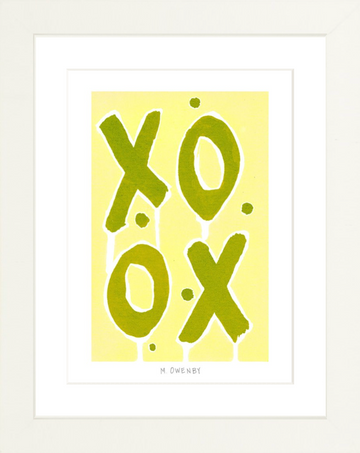 Love Letters Lemon-Lime - Fine Art Print (Unframed)