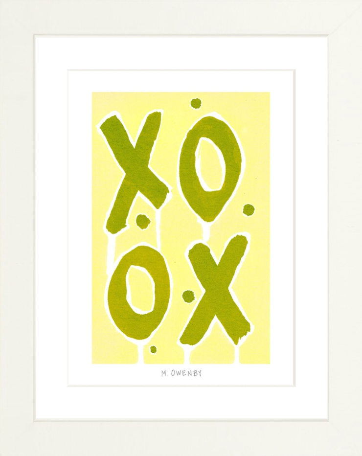 Love Letters Lemon-Lime - Fine Art Print (Unframed)