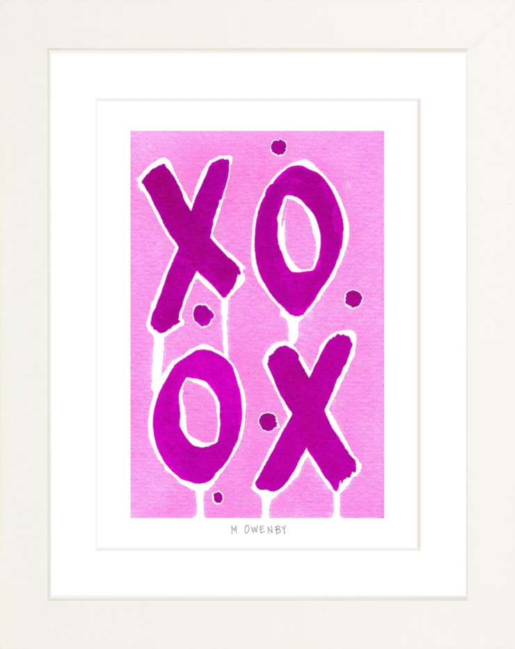 Love Letters Magenta - Fine Art Print (Unframed)