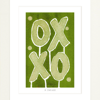 Love Letters Moss - Fine Art Print