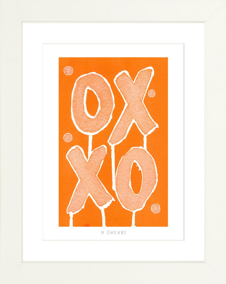 Love Letters Tangerine - Fine Art Print