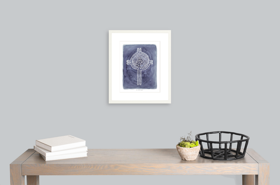 Cross Labyrinth - Fine Art Print