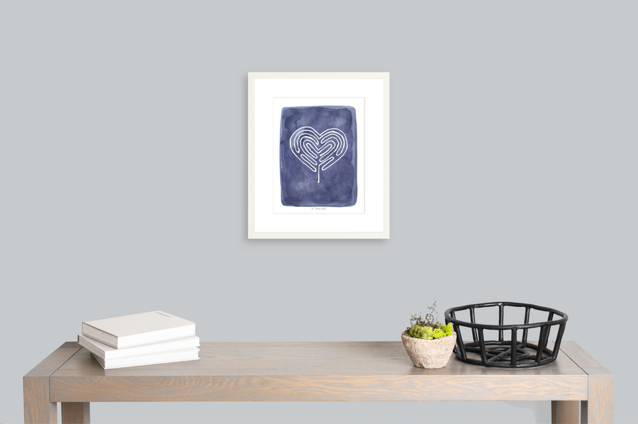 Heart Labyrinth - Fine Art Print