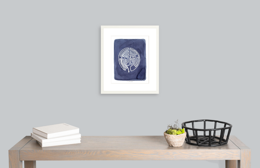 Tree of Life Labyrinth - Fine Art Print