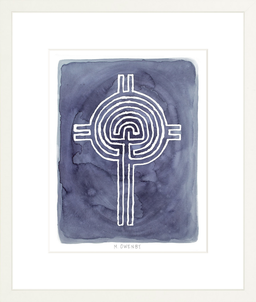 Cross Labyrinth - Fine Art Print