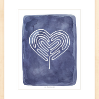 Heart Labyrinth - Fine Art Print