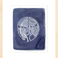 Tree of Life Labyrinth - Fine Art Print