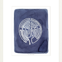 Tree of Life Labyrinth - Fine Art Print