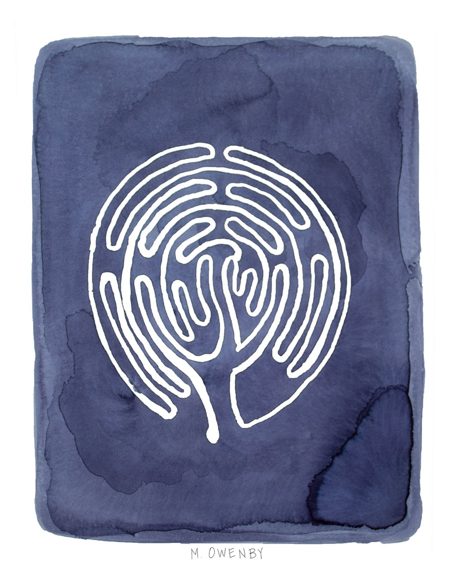 Tree of Life Labyrinth - Fine Art Print