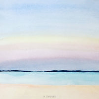 Rothko Skies-Watercolor Print - Michelle Owenby Design